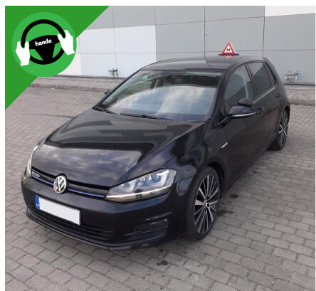 autoskolas Handa Dobelē intstruktora auto Volkswagen Golf 7